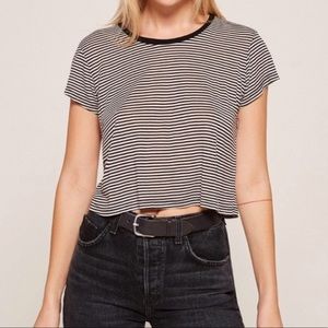 Reformation Hanna Crop Tee